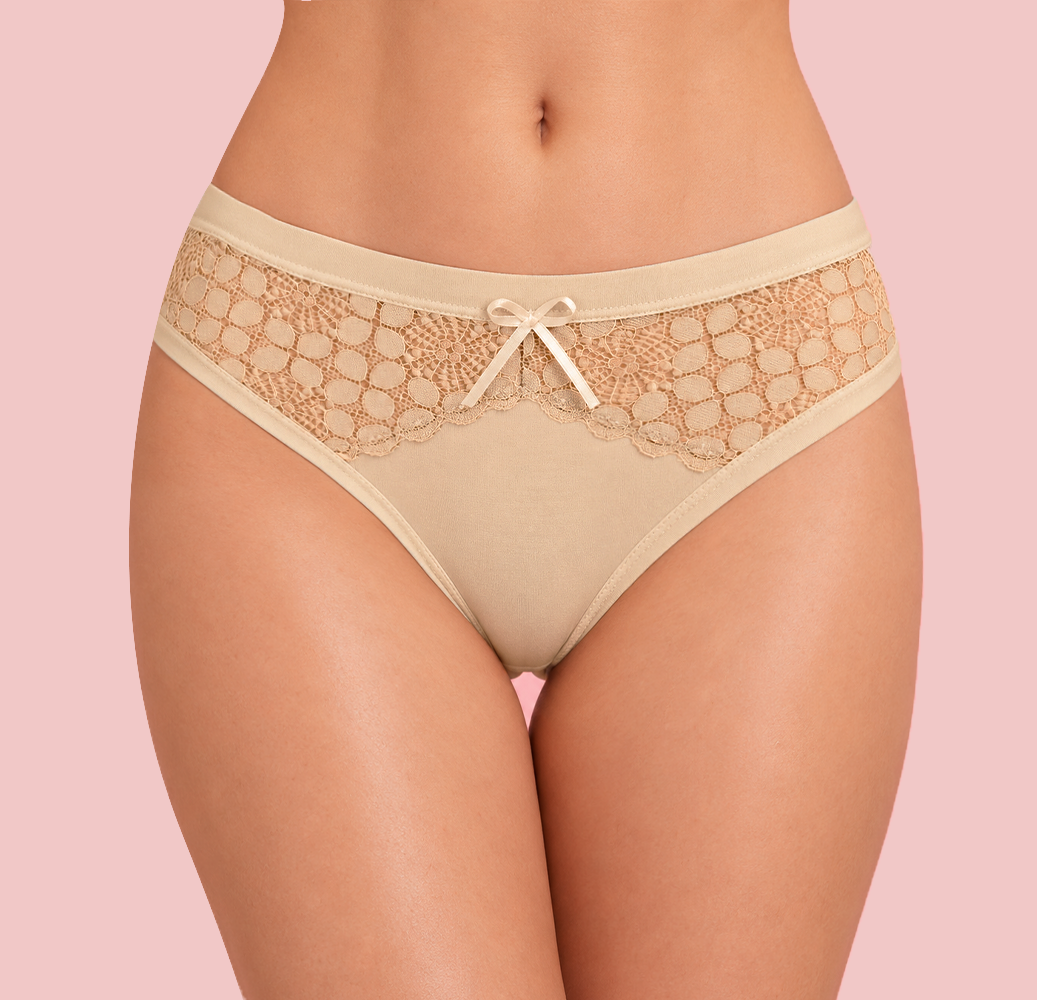 Bikini Plano con Encaje