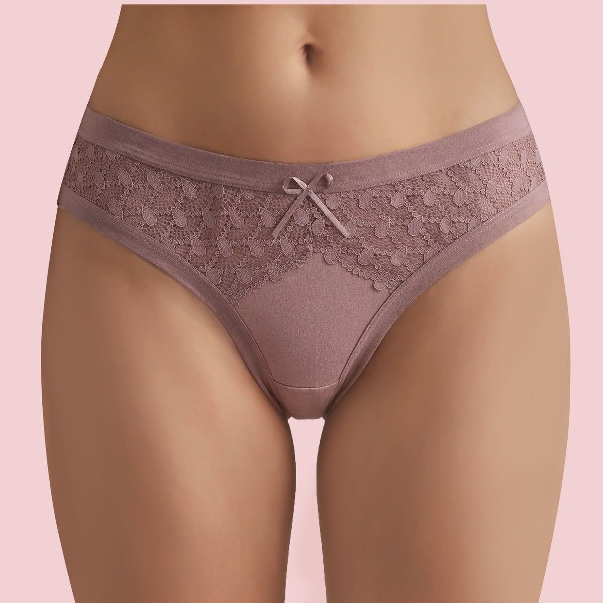 Bikini Plano con Encaje