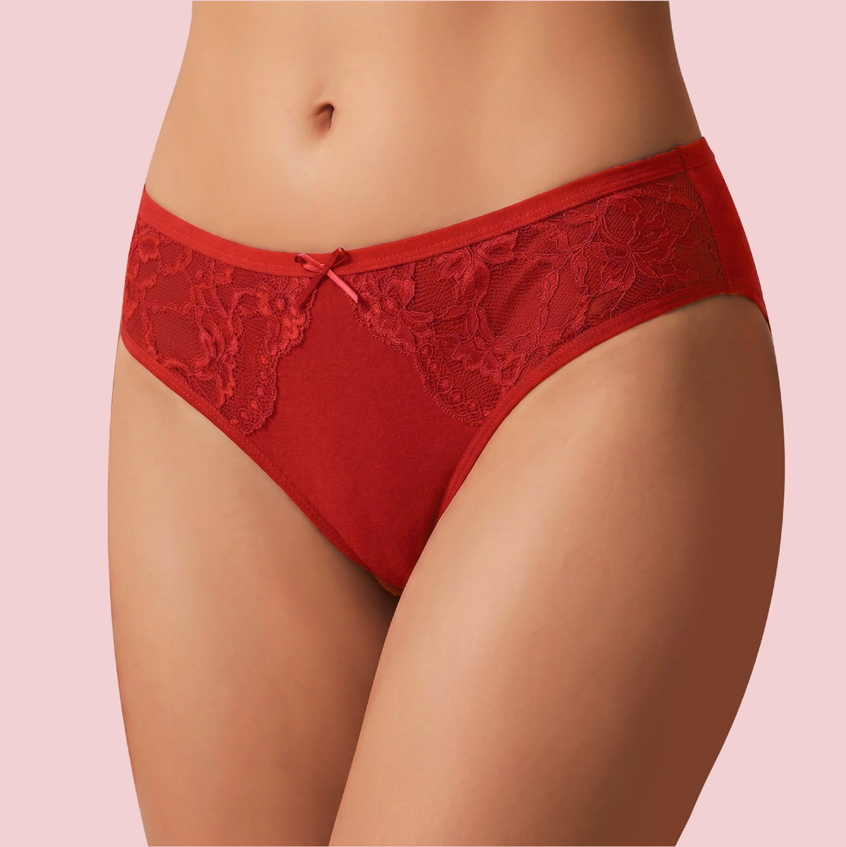 Bikini con Encaje Frontal