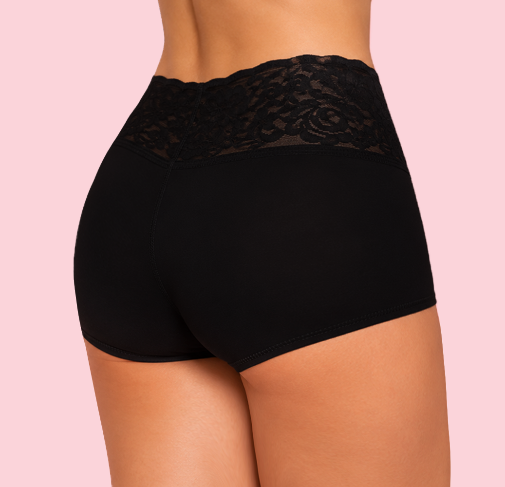 Trusa Mini Short con Blonda de Silicona