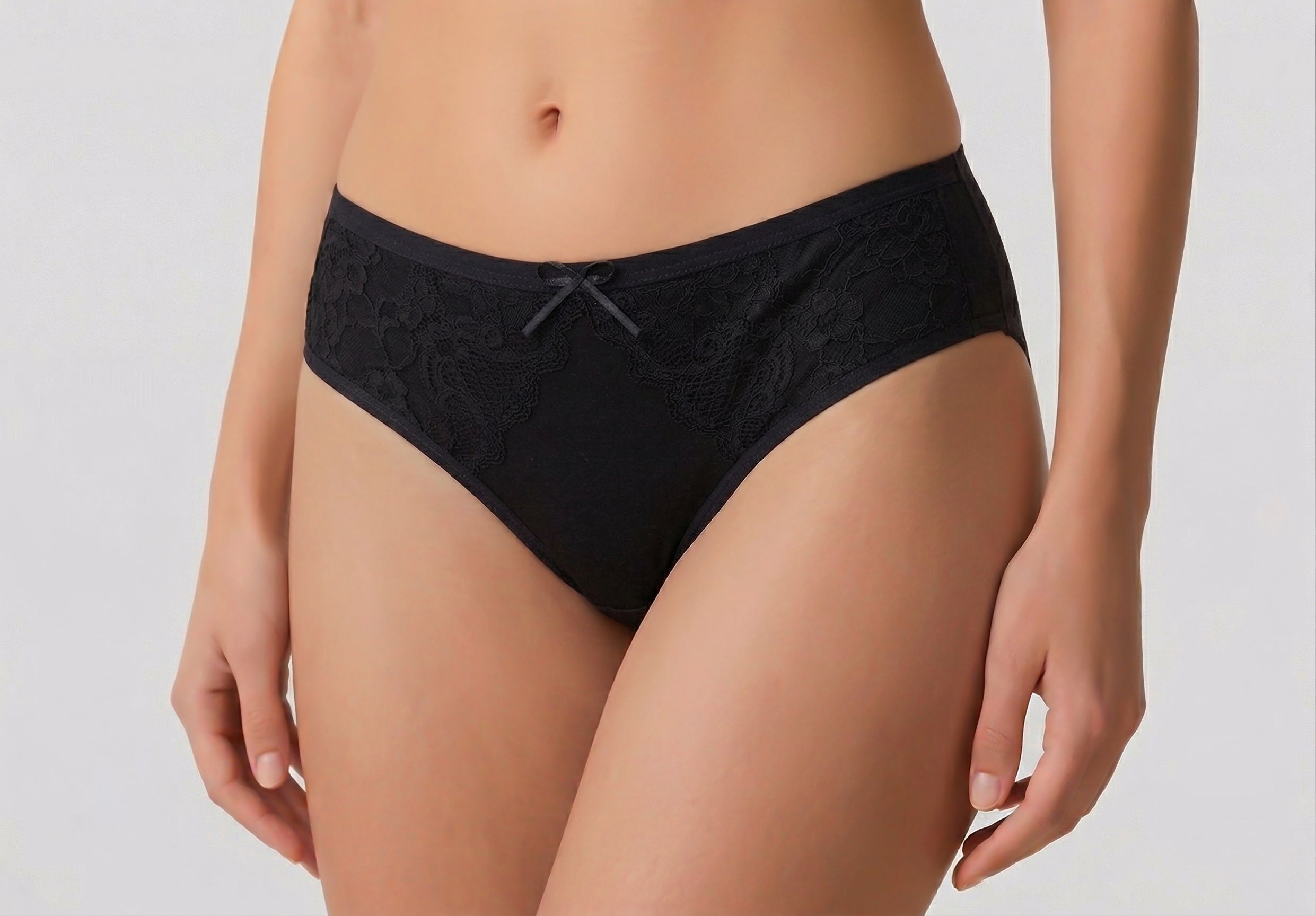 Bikini con Encaje Frontal