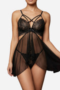 Babydoll con Tiras Cruzadas
