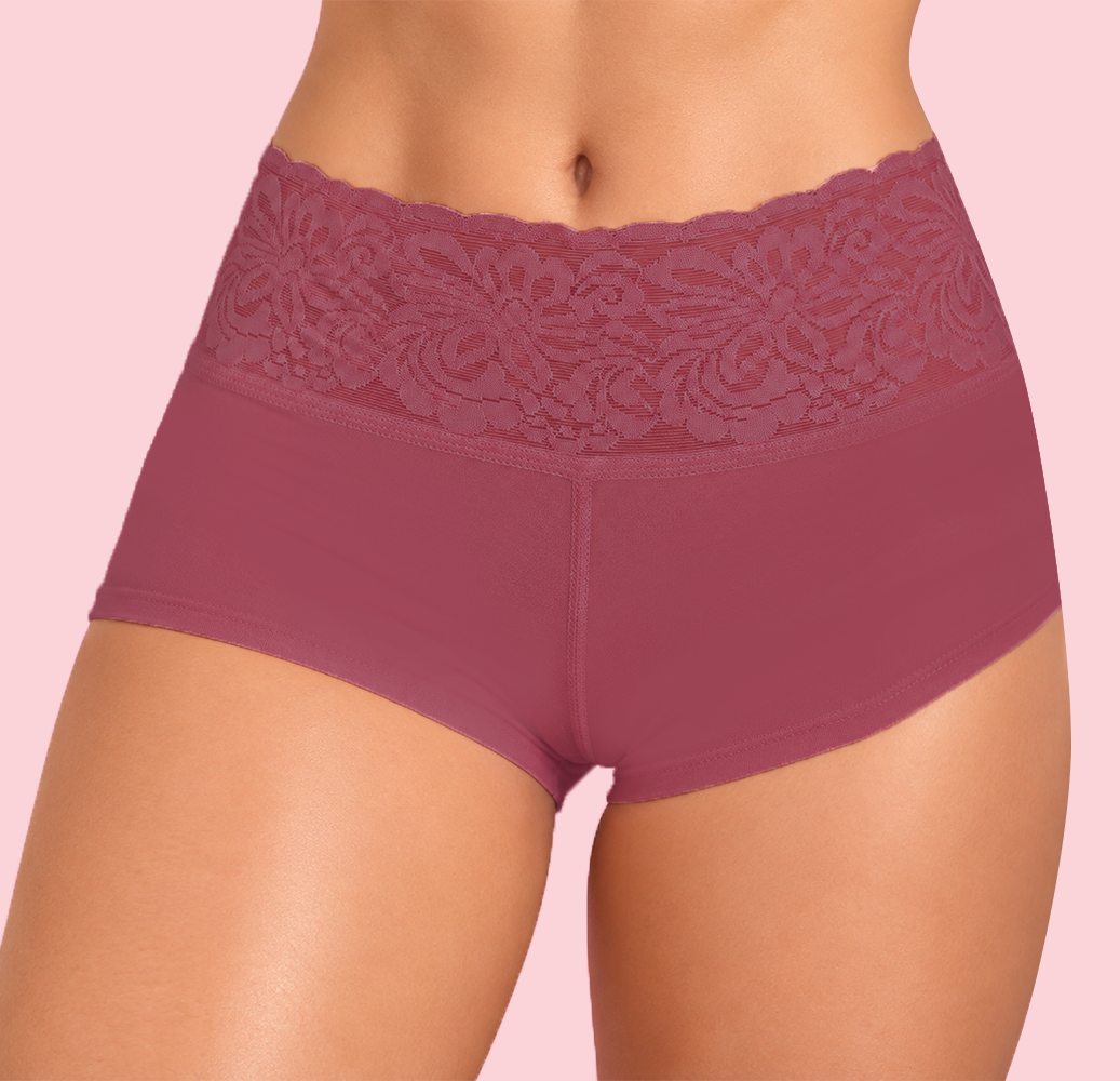 Trusa Mini Short con Blonda de Silicona