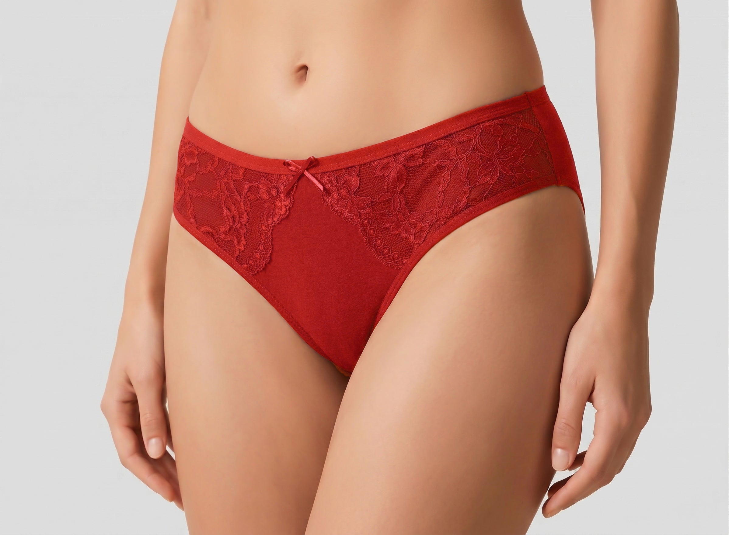 Bikini con Encaje Frontal