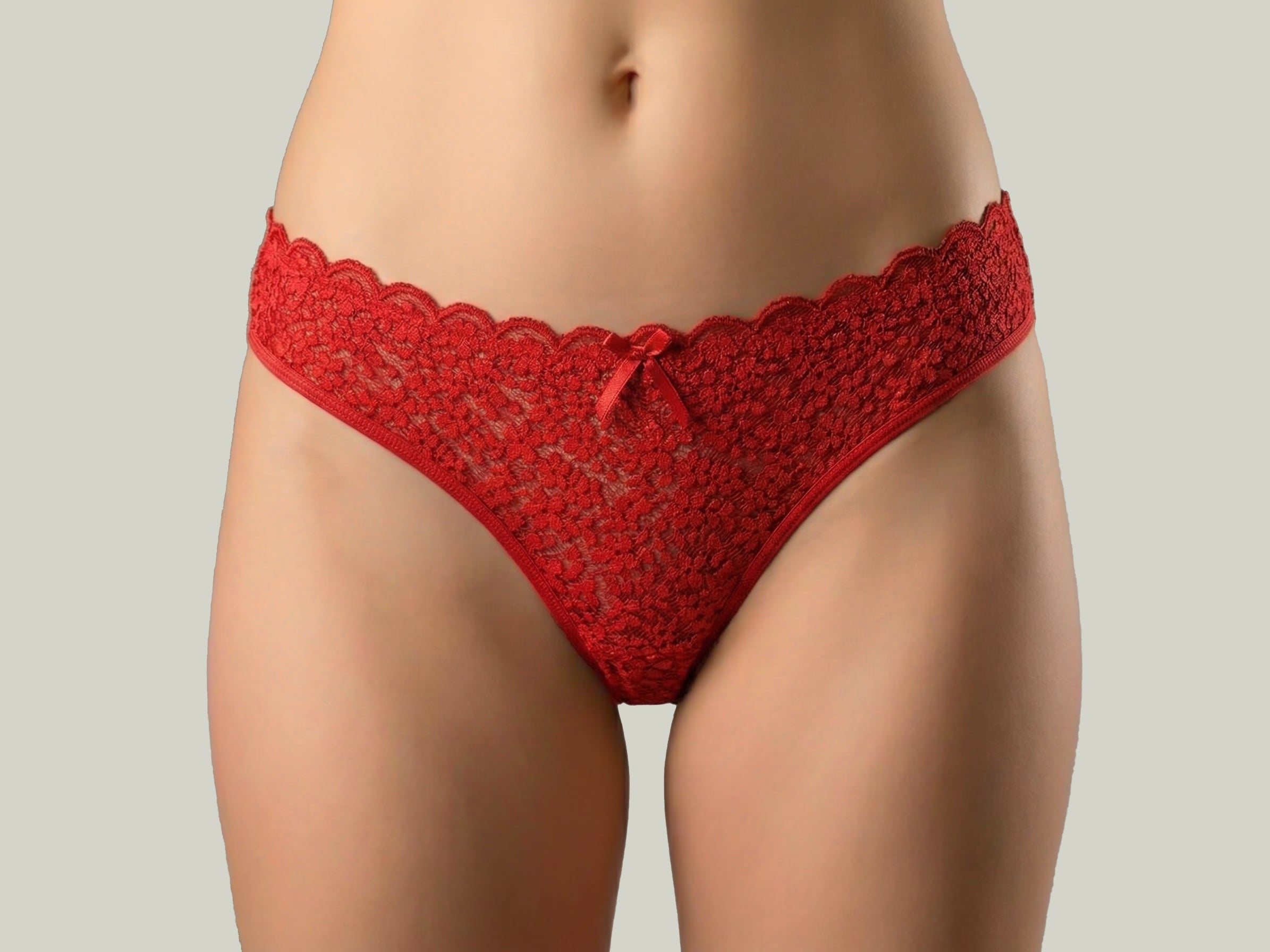 Semi Hilo con Encaje Floral