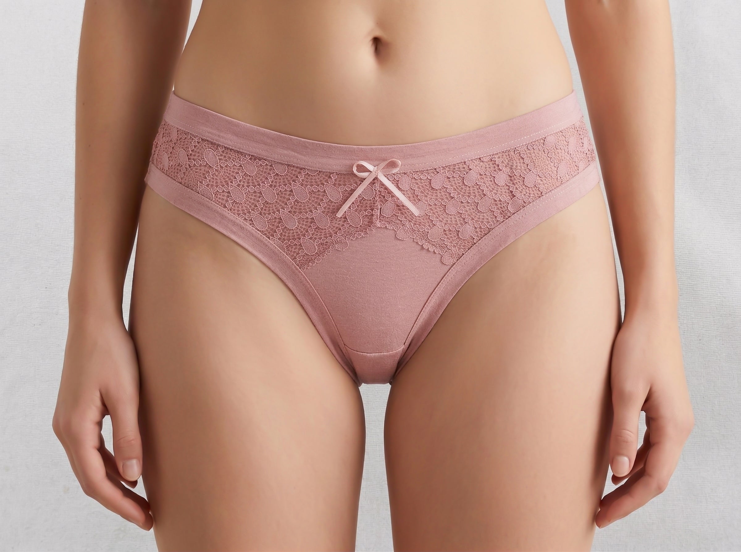Bikini Plano con Encaje