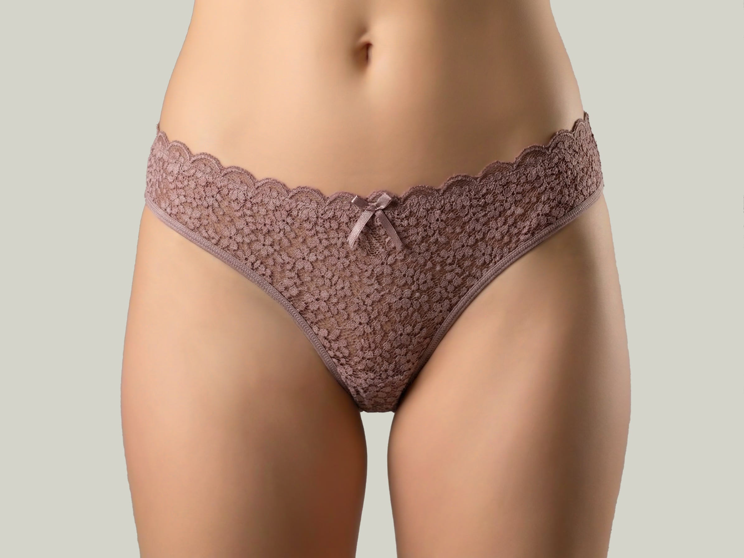 Semi Hilo con Encaje Floral